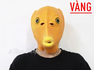 Mặt nạ đầu cá cao su nhiều màu MATNA-87