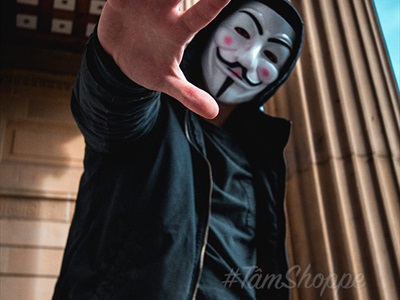 Mặt nạ Hacker nhựa nhiều màu MATNA-28