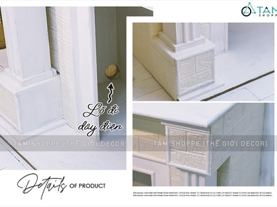 [ORDER 3-5 NGÀY] Mô hình lò sưởi trang trí cỡ lớn D140cm [Tặng củi + Dây đèn] LOSUOI-02