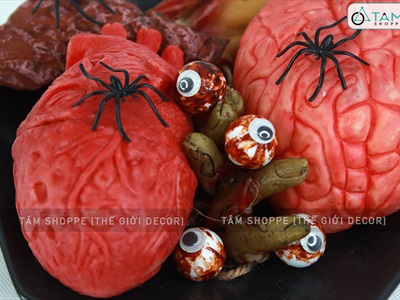 Set 04 con mắt giả trang trí Halloween rướm máu HLW-MAT-01