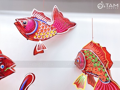 Lồng đèn thú kiếng cá chép - thỏ cỡ lớn ĐK60cm [Nhiều kiểu - Loại 01] LDEN-KIENG-07