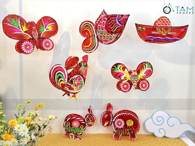Lồng đèn thú kiếng 5 kiểu cỡ lỡ & trung 30-40cm LDEN-KIENG-06