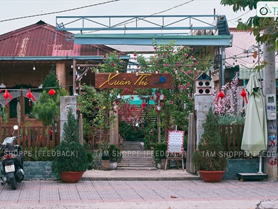 Bộ bảng hiệu gỗ, chữ gỗ, tranh gỗ decor quán cafe Xuân Thì [Nhận thi công] CC-QUANCAFE-01