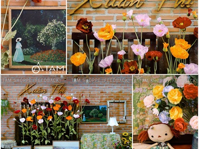 Bộ bảng hiệu gỗ, chữ gỗ, tranh gỗ decor quán cafe Xuân Thì [Nhận thi công] CC-QUANCAFE-01