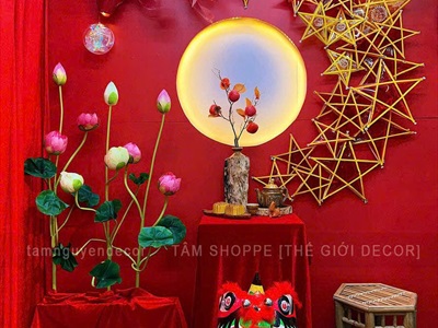 Đôn ghế tre decor trang trí [Phun keo/ Loại đẹp] BANGHE-06
