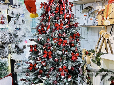 Cây thông Noel lá PE phủ tuyết 3 loại lá [Cao 1m5-3m] X-TREE-LP-PE1