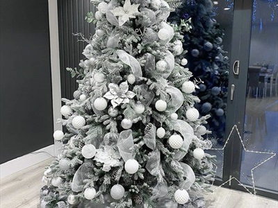 Cây thông Noel lá PE phủ tuyết 3 loại lá [Cao 1m5-3m] X-TREE-LP-PE1
