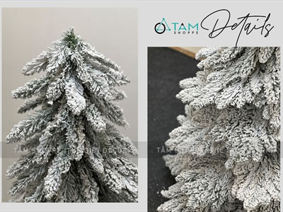 Cây thông Noel lá rũ Bắc Âu phủ tuyết [Nhiều cỡ từ 1.5-2.4m] X-TREE-LP-T5-HS
