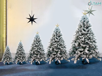 Cây thông Noel phủ tuyết A4 [Cao 1m5-4m5] X-TREE-LP-A4