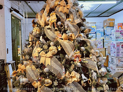 [ORDER 3-5 NGÀY] Cây thông Noel xanh lá PE 2 loại lá như thật [Cao từ 1m5-3m6] X-TREE-LP-PE2