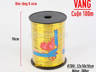 Cuộn dây kẽm màu bản dẹp dài 100m làm handmade PK-KEM-01