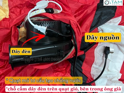 [ORDER 4-6 tuần] Mô hình ông già noel leo tường cao 2-3m bơm hơi tự động [Vải dày - Bơm xịn] BOMHOI-X-03