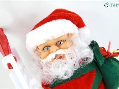Ông già Noel điện tử leo thang có nhạc ONGGIANOEL-04