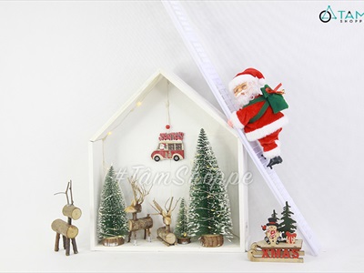 Ông già Noel điện tử leo thang có nhạc ONGGIANOEL-04