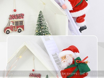 Ông già Noel điện tử leo thang có nhạc ONGGIANOEL-04