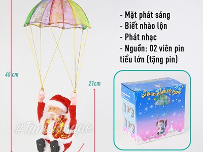 Ông già Noel điện tử nhào lộn nhảy dù có nhạc ONGGIANOEL-02