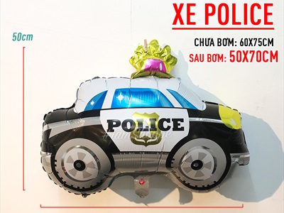 Bong bóng kiếng hình xe hơi nhiều kiểu 70cm BBK-QC-01