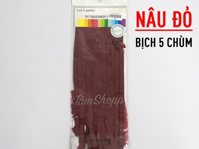 Set 05 chùm tua rua giấy decor tiệc PK-TUARUA-01