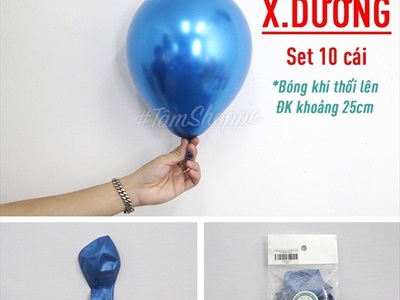Set 10 bong bóng cao su siêu nhủ ĐK25cm BBCS-SIEUNHU