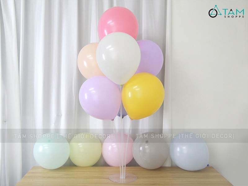 Set 10 bong bóng cao su màu Pastel ĐK25cm BBCS-PASTEL