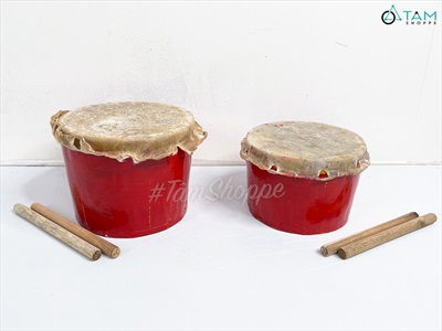Đầu lân trang trí cỡ nhỏ & trung ĐK 20-25cm DAULAN-01