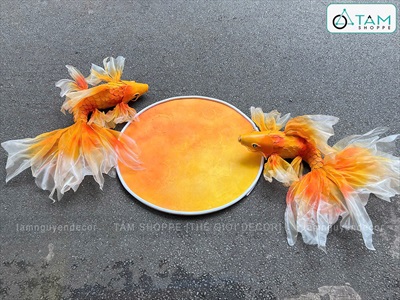 [ORDER 3-5 NGÀY] Đèn mặt trăng phẳng vân nổi 2D decor nhiều cỡ [Dạng treo - Sáng đẹp] MATTRANG-02