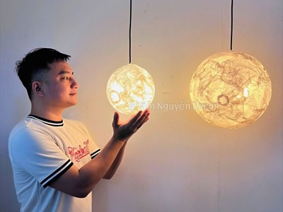 [ORDER 3-5 NGÀY] Đèn mặt trăng tròn 3D decor nhiều cỡ [Cứng cáp - Sáng đẹp] MATTRANG-01