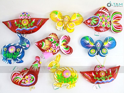 Lồng đèn thú kiếng 5 kiểu cỡ lỡ & trung 30-40cm LDEN-KIENG-06