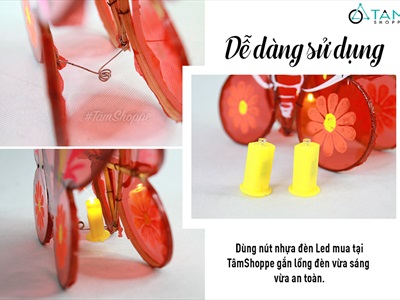Lồng đèn thú kiếng 5 kiểu cỡ lỡ & trung 30-40cm LDEN-KIENG-06