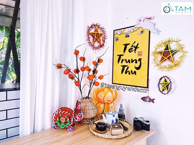Mặt trăng, đám mây, con thỏ trang trí Trung thu bằng Formex 5li nhiều kiểu (tặng băng keo 2 mặt) FORM-TRTHU-01