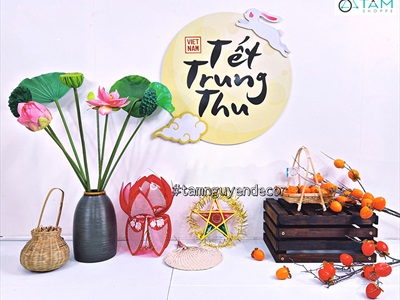 Mặt trăng, đám mây, con thỏ trang trí Trung thu bằng Formex 5li nhiều kiểu (tặng băng keo 2 mặt) FORM-TRTHU-01