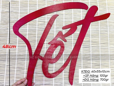 Bộ chữ gỗ Tết là để về nhà - Tết sum vầy [Chữ lớn - Cắt theo yêu cầu] CHUGO-12