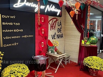 Bộ chữ gỗ Tết là để về nhà - Tết sum vầy [Chữ lớn - Cắt theo yêu cầu] CHUGO-12