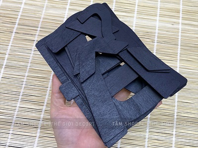 Bộ chữ gỗ Tết là để về nhà - Tết sum vầy [Chữ lớn - Cắt theo yêu cầu] CHUGO-12