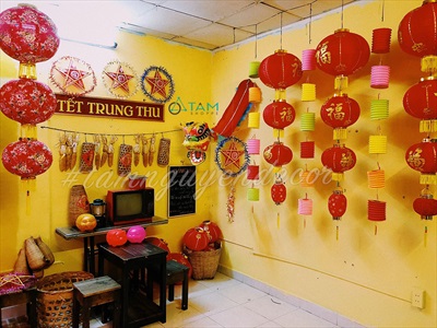 Lồng đèn ông sao truyền thống cỡ nhỏ & trung 35-45cm LDEN-KIENG-01