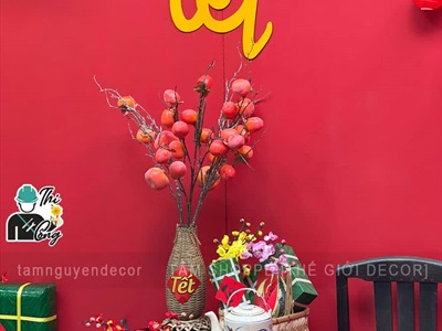 Mô hình bánh chưng bánh tét dưa hấu giấy [ DIY tự gấp - Nhiều cỡ] CHUNGTET-03