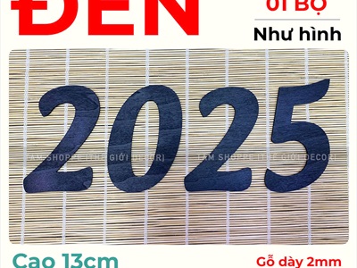 Số năm 2026 trang trí Tết [Thiết kế - Chuẩn đẹp] SO-GO-02