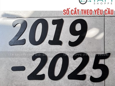 Số năm 2026 trang trí Tết [Thiết kế - Chuẩn đẹp] SO-GO-02
