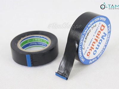 Cuộn băng keo điện nano màu đen 19m BANGKEO-01