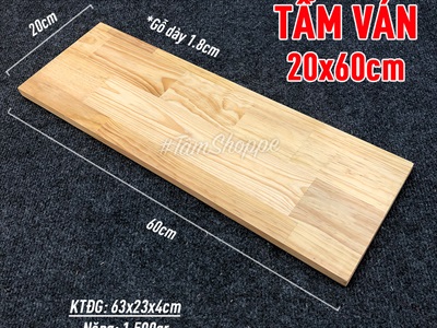 Kệ gỗ treo tường ê ke gỗ vuông góc đơn giản KETUONG-01
