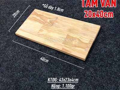 Kệ gỗ treo tường ê ke gỗ vuông góc đơn giản KETUONG-01