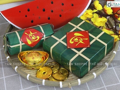 Mô hình thỏi vàng trang trí Tết nhiều cỡ THOIVANG-01