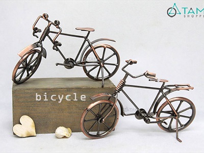 Mô hình xe đạp sắt Vintage MHX-XD-01