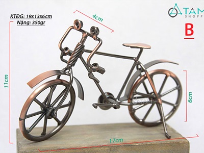 Mô hình xe đạp sắt Vintage MHX-XD-01