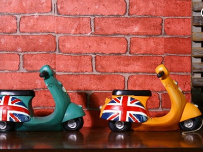 Mô hình xe Vespa ống tiết kiệm Composite MHX-VESPA-02