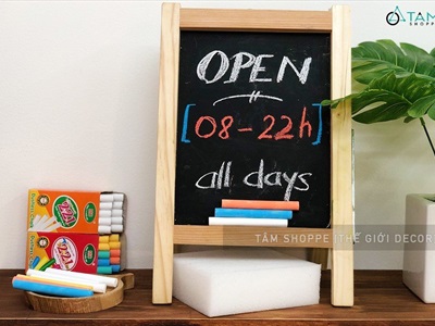 Phấn viết bảng không bụi mút lau bảng đen