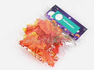 Set 10 lá phong giả màu vàng thu lớn nhỏ ngẫu nhiên CANHLA-05