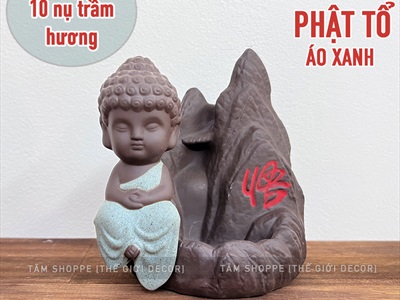 Thác khói trầm hương để bàn ngọn núi chữ NGỘ [Tặng 10 nụ trầm] TKTH-01