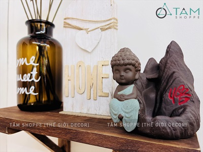 Thác khói trầm hương để bàn ngọn núi chữ NGỘ [Tặng 10 nụ trầm] TKTH-01