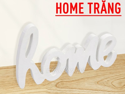 Chữ gỗ Sweet - Home nét thường cao 15cm CHUGO-05
